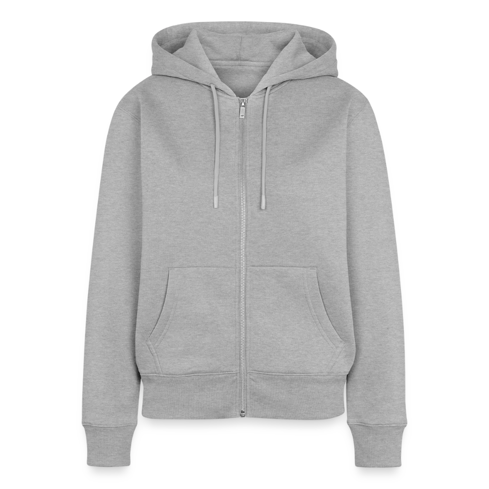 Ebbe - Damen Premium Kapuzenjacke - Grau meliert