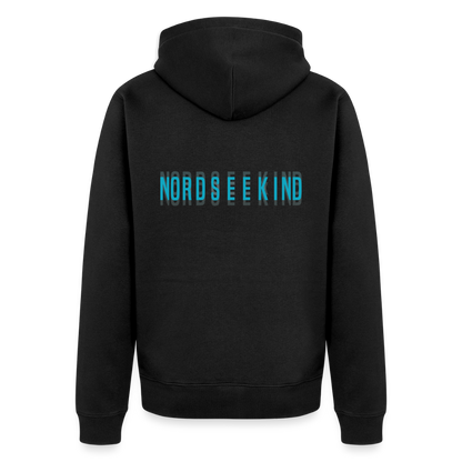 Nordseekind Herren Premium Kapuzenjacke - Schwarz