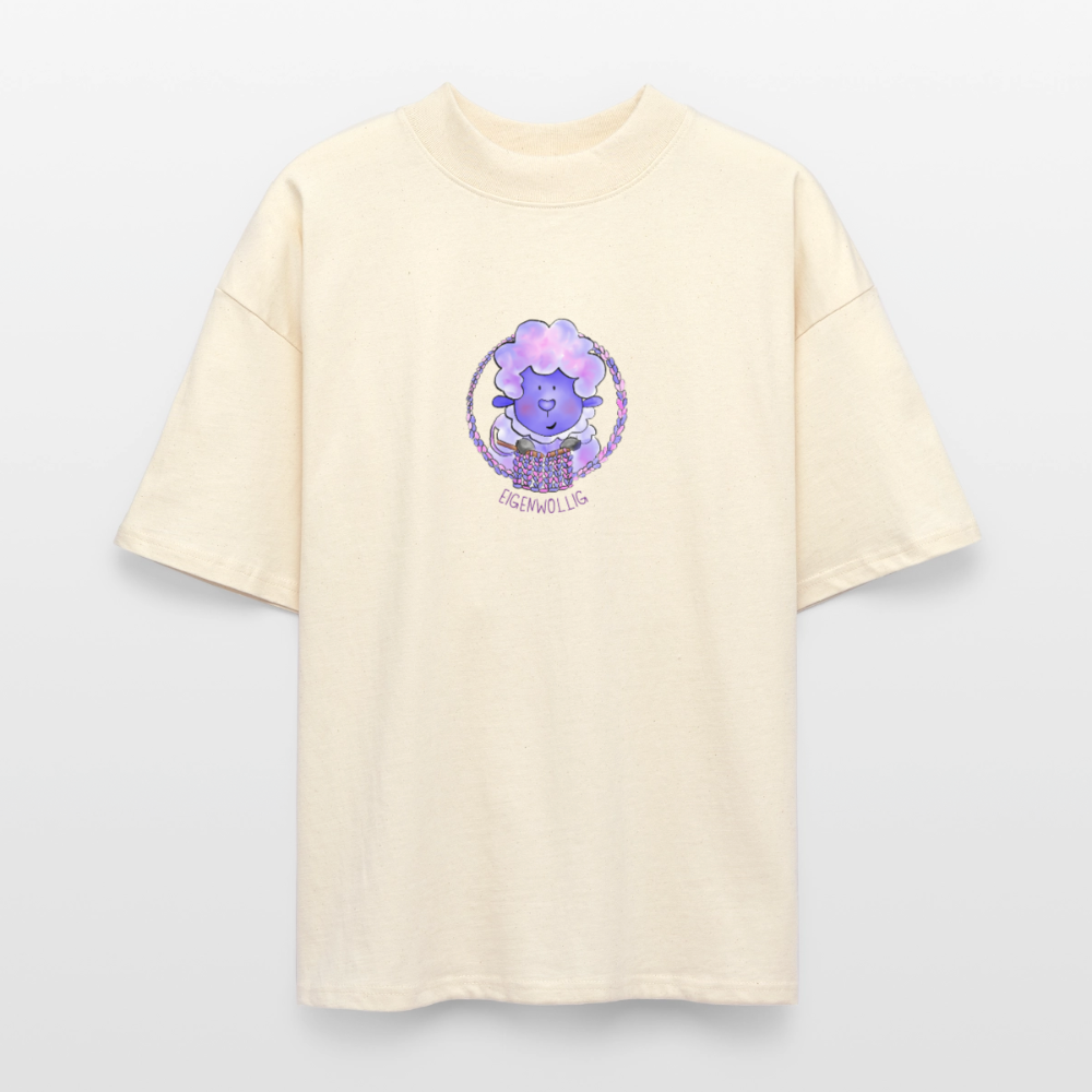 Unisex Oversized Bio T-Shirt - Eigenwollig - Natur