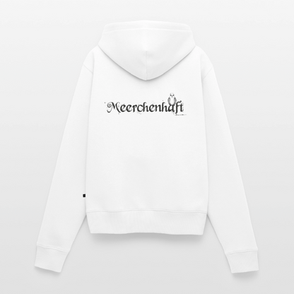 Meerchenhaft Damen Premium Kapuzenjacke im nordischen Stil - Weiß