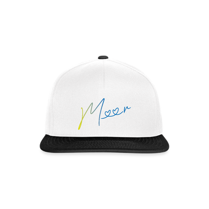 Snapback Cap - Meer - Weiß/Schwarz