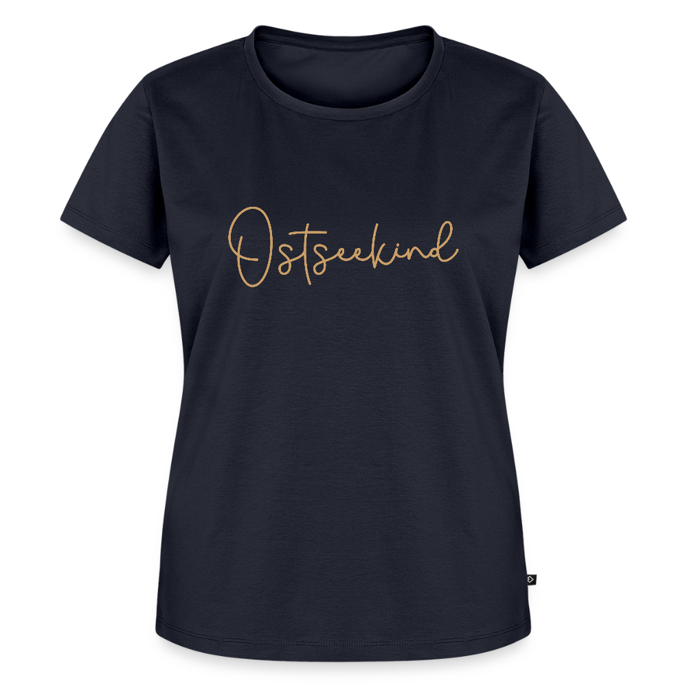 Damen Premium Bio T-Shirt - Ostseekind - Navy