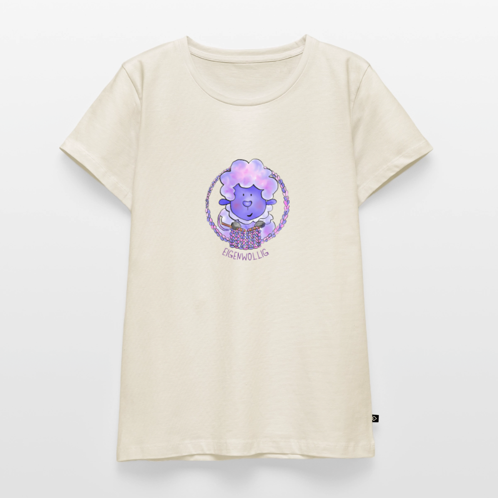 Frauen Premium T-Shirt - Eigenwollig - Naturweiß