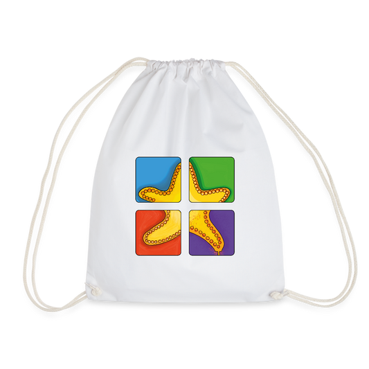 Turnbeutel - Seestern - Weiß