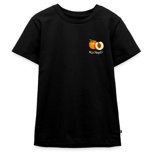 Teenager Premium T-Shirt - Plüschappel (weiss) - Schwarz