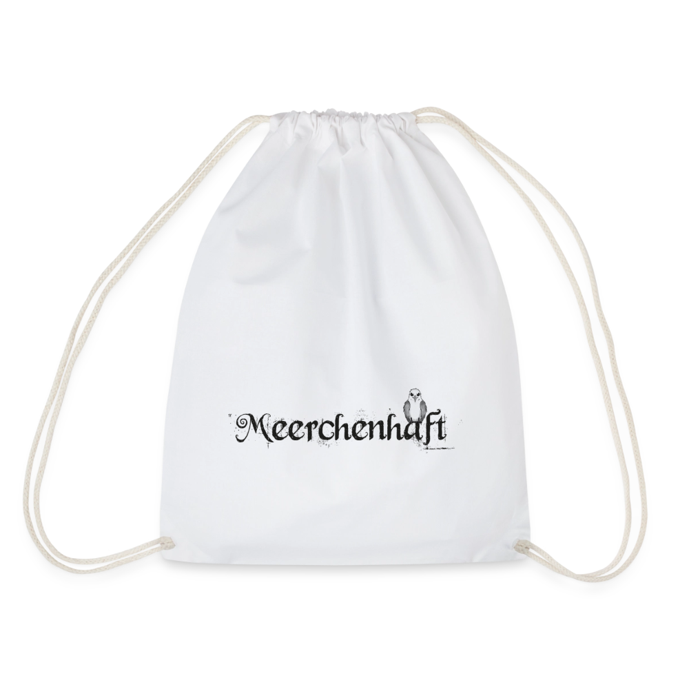 Meerchenhaft Turnbeutel - Weiß