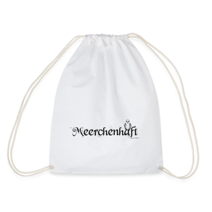 Meerchenhaft Turnbeutel - Weiß