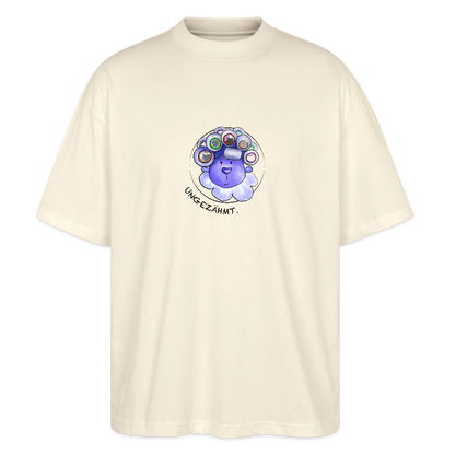 Unisex Oversized Bio T-Shirt - Schaf ungezähmt - Natur