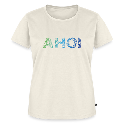 Damen Premium Bio T-Shirt - Ahoi doodles - Naturweiß