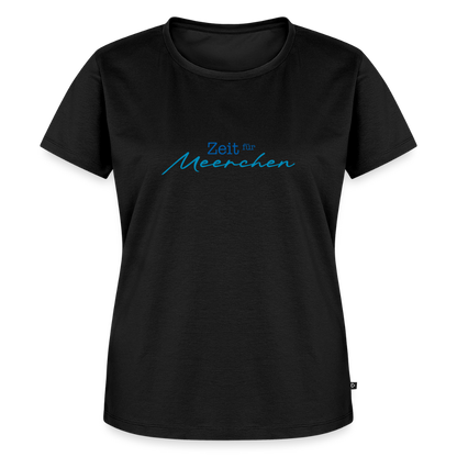 Damen Premium T-Shirt - Zeit für Meerchen - Schwarz