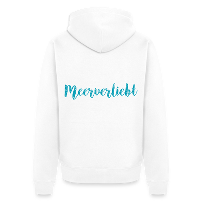 Herren Premium Kapuzenjacke - Meerverliebt - Weiß