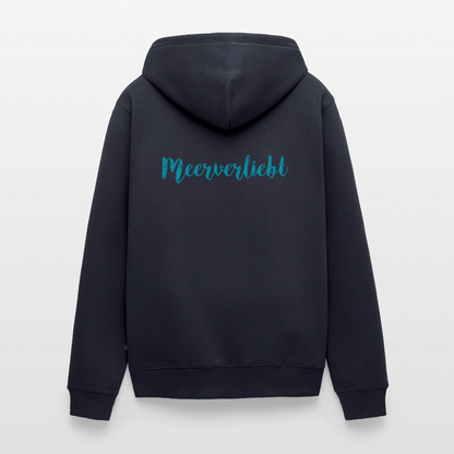 Herren Premium Kapuzenjacke - Meerverliebt - Navy