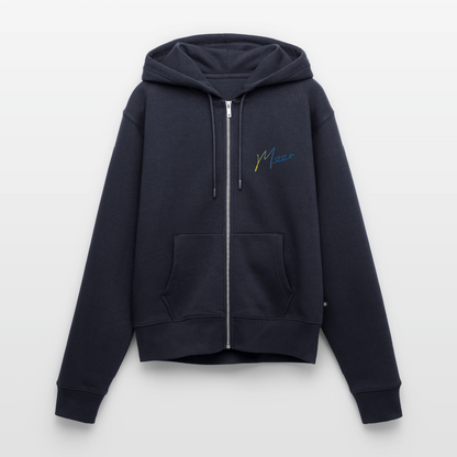 Frauen Premium Kapuzenjacke - Meer - Navy