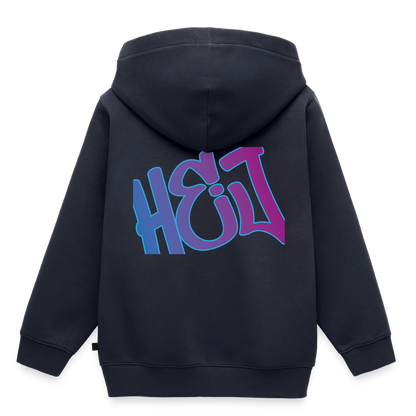 Kinder/Teenager Premium Hoodie "Hej" - Navy