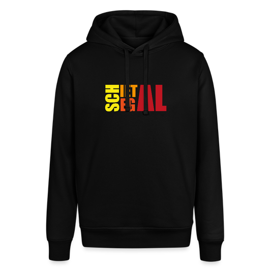 Unisex Bio-Hoodie - Schietegal - Schwarz