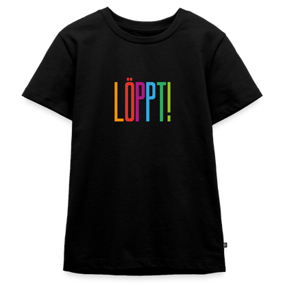 Teenager Premium T-Shirt - Löppt! - Schwarz