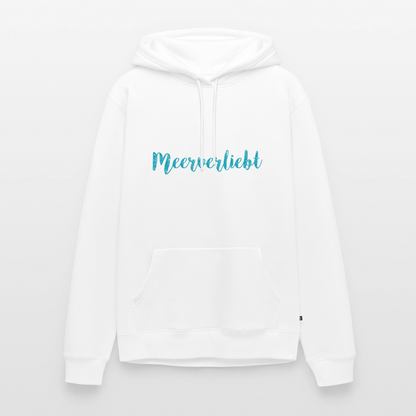 Herren Premium Hoodie - Meeverliebt - Weiß