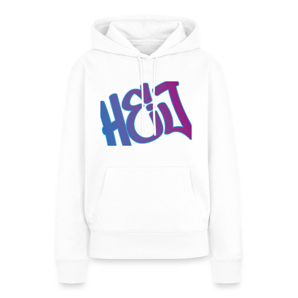 Damen Premium Hoodie - Hej - Weiß