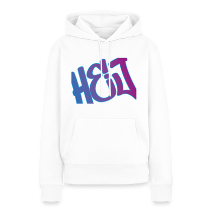 Damen Premium Hoodie - Hej - Weiß