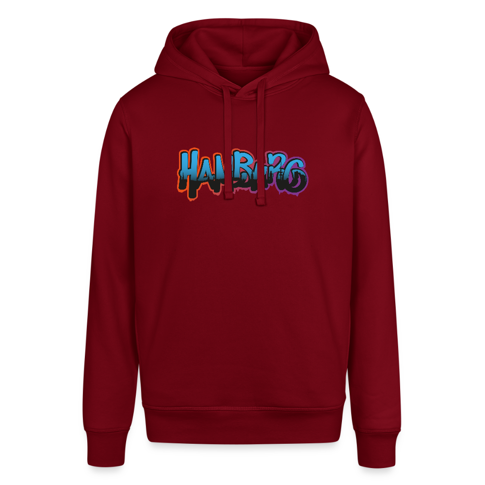 Unisex Bio-Hoodie - Hamburg - Burgunderrot