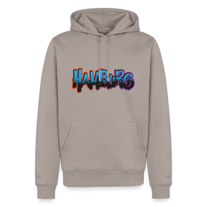 Herren Premium Hoodie - Hamburg - Taupe