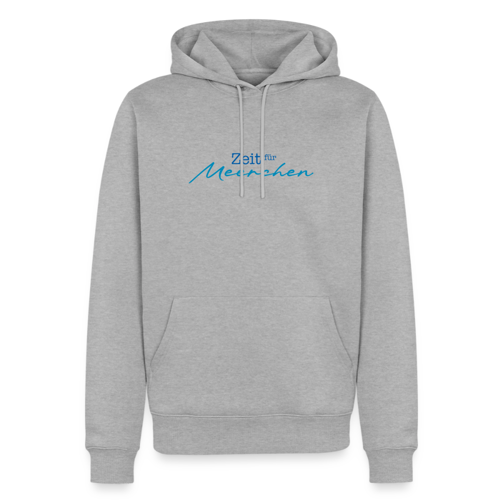 Herren Premium Hoodie - Zeit für Meerchen - Grau meliert