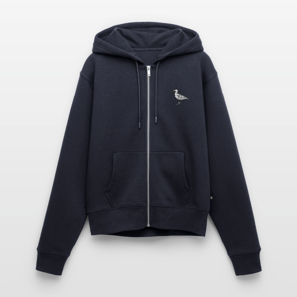 Möwe - Damen Premium Kapuzenjacke - Navy