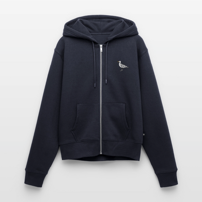 Möwe - Damen Premium Kapuzenjacke - Navy
