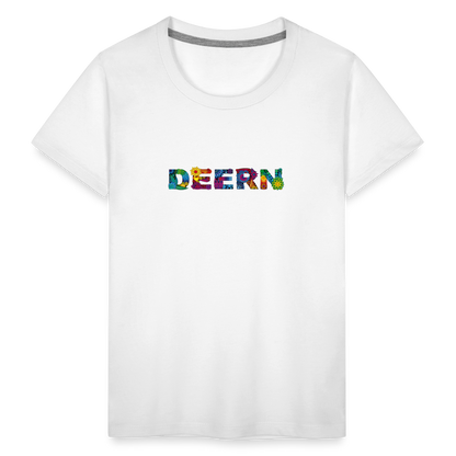 Kinder Premium T-Shirt - Deern - Weiß
