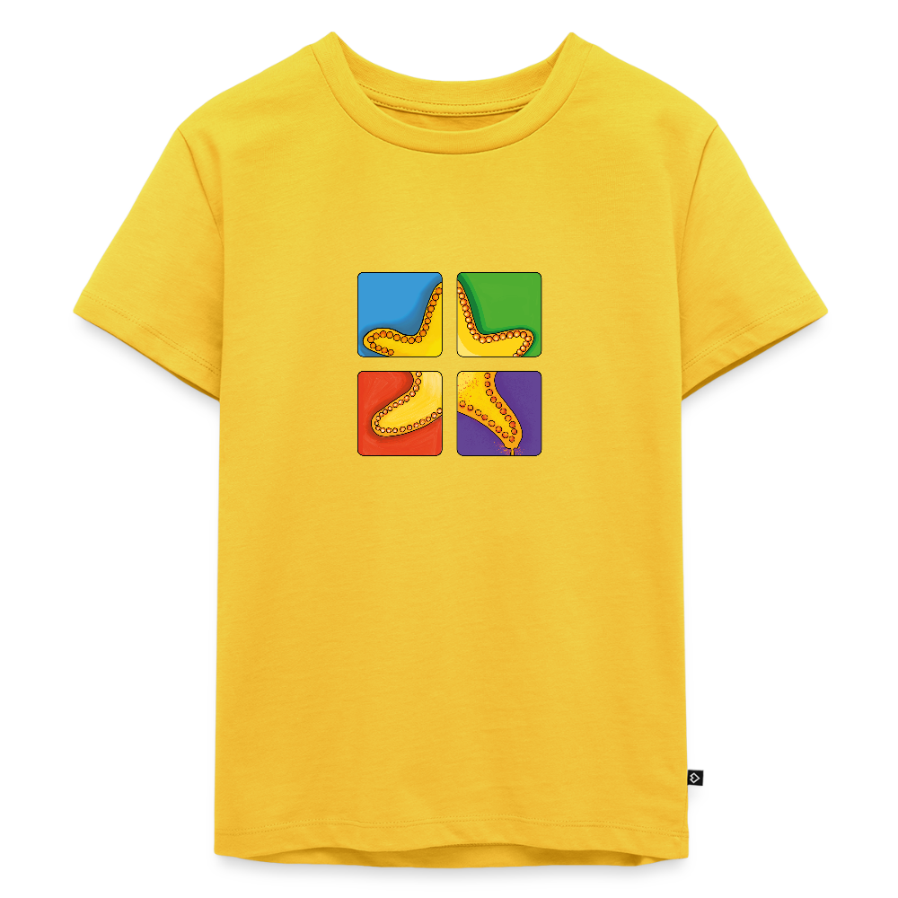 Kinder Premium T-Shirt - Seestern - Gelb