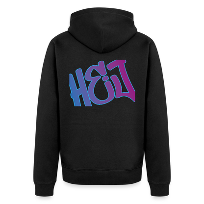 Herren Premium Kapuzenjacke - Hej - Schwarz