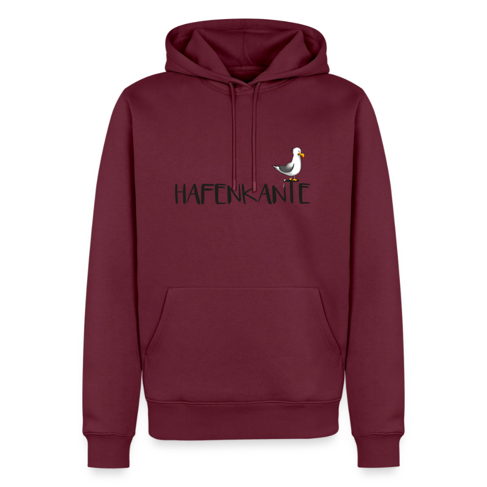 Hafenkante - Herren Premium Hoodie - Burgunderrot