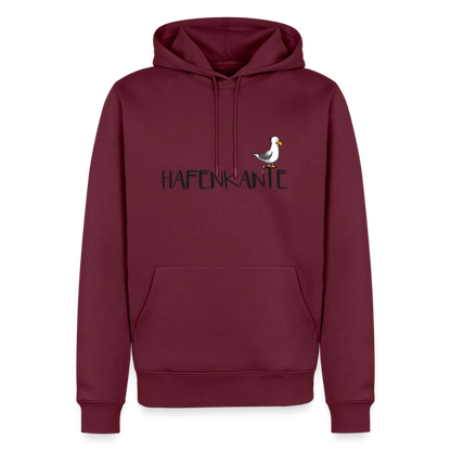 Hafenkante - Herren Premium Hoodie - Burgunderrot