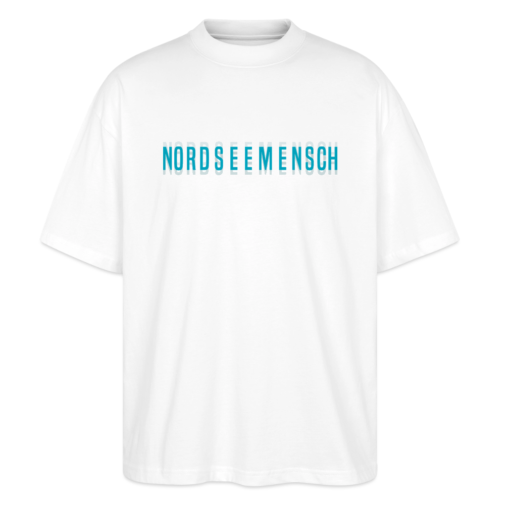 Nordseemensch - Unisex Oversize Bio T-Shirt - Weiß