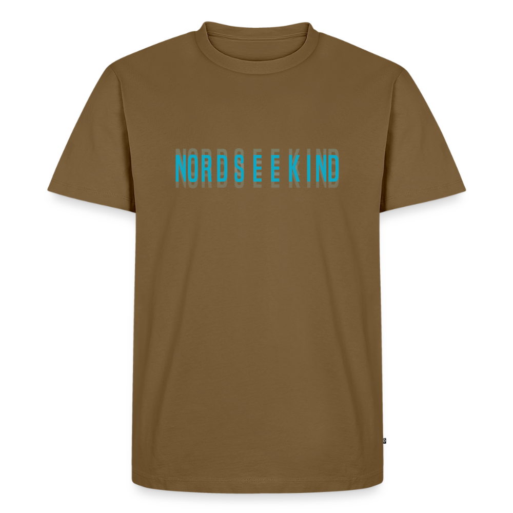 Nordseekind Herren Premium T-Shirt - Nussbraun