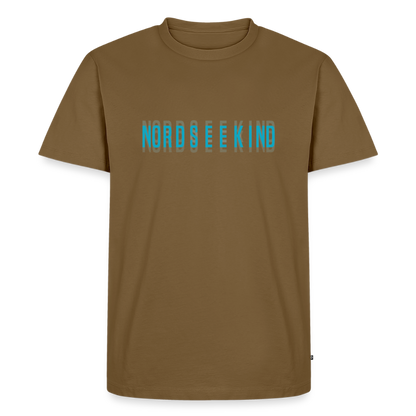 Nordseekind Herren Premium T-Shirt - Nussbraun