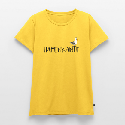 Hafenkante - Damen Premium Bio T-Shirt - Sonnengelb