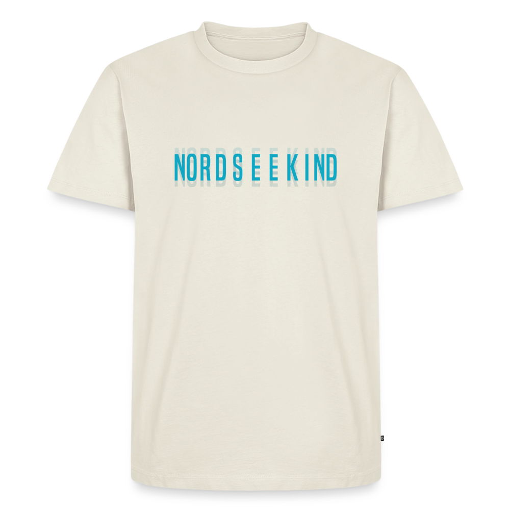 Nordseekind Herren Premium T-Shirt - Naturweiß