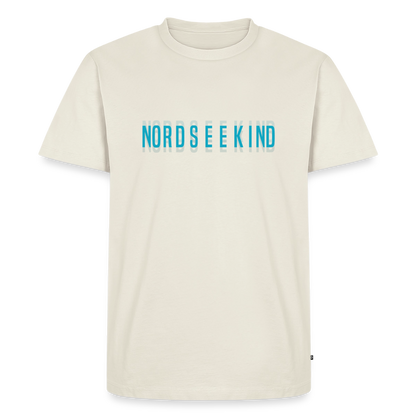 Nordseekind Herren Premium T-Shirt - Naturweiß