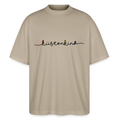 Unisex Oversize Bio-T-Shirt - Küstenkind - Steingrau