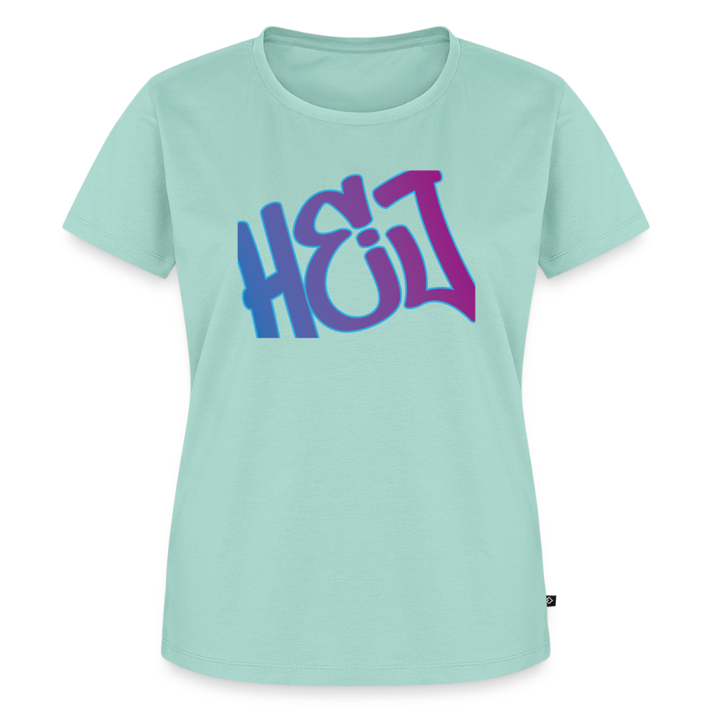 Damen Premium Bio T-Shirt - Hej - Mint 