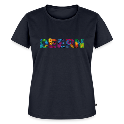 Damen Premium Bio T-Shirt - Deern - Navy