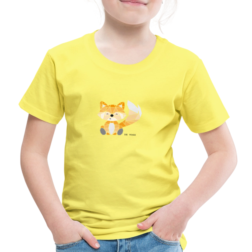 Kinder Premium T-Shirt - De Voss - Gelb