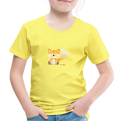 Kinder Premium T-Shirt - De Voss - Gelb