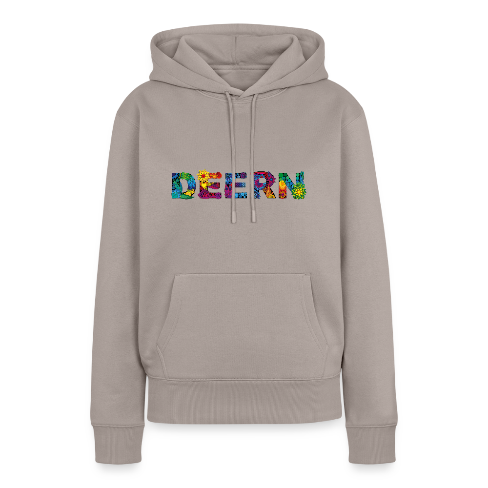 Damen Premium Hoodie - Deern - Taupe