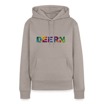 Damen Premium Hoodie - Deern - Taupe