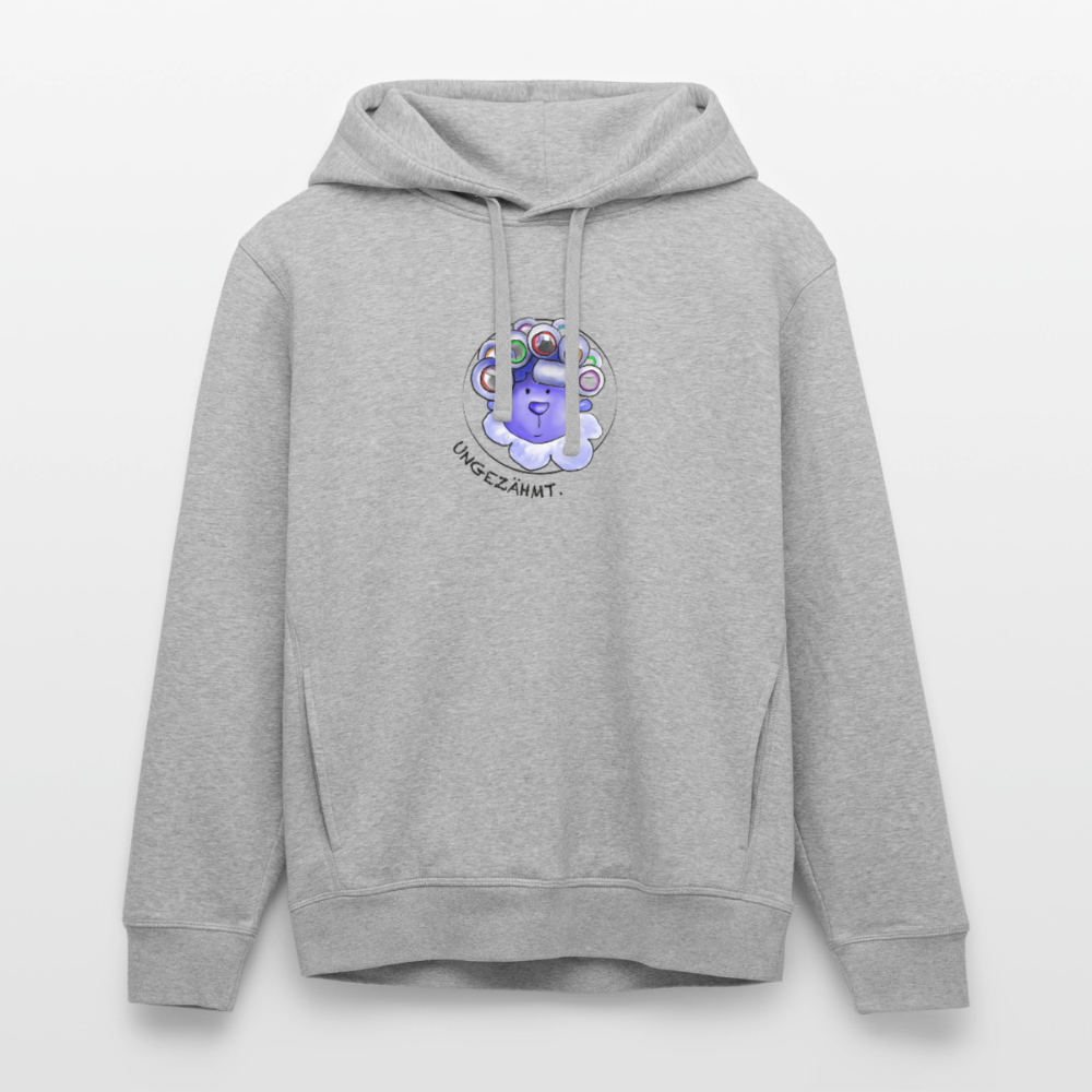 Unisex Bio-Hoodie - Schaf ungezähmt - Grau meliert
