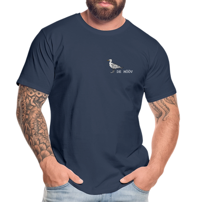 Männer Premium Bio T-Shirt - de mövv (weiss) - Navy