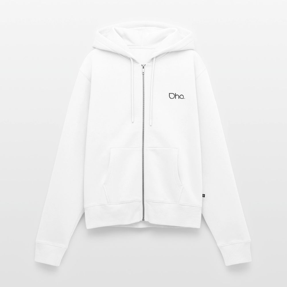 Oha Damen Premium Kapuzenjacke - Weiß