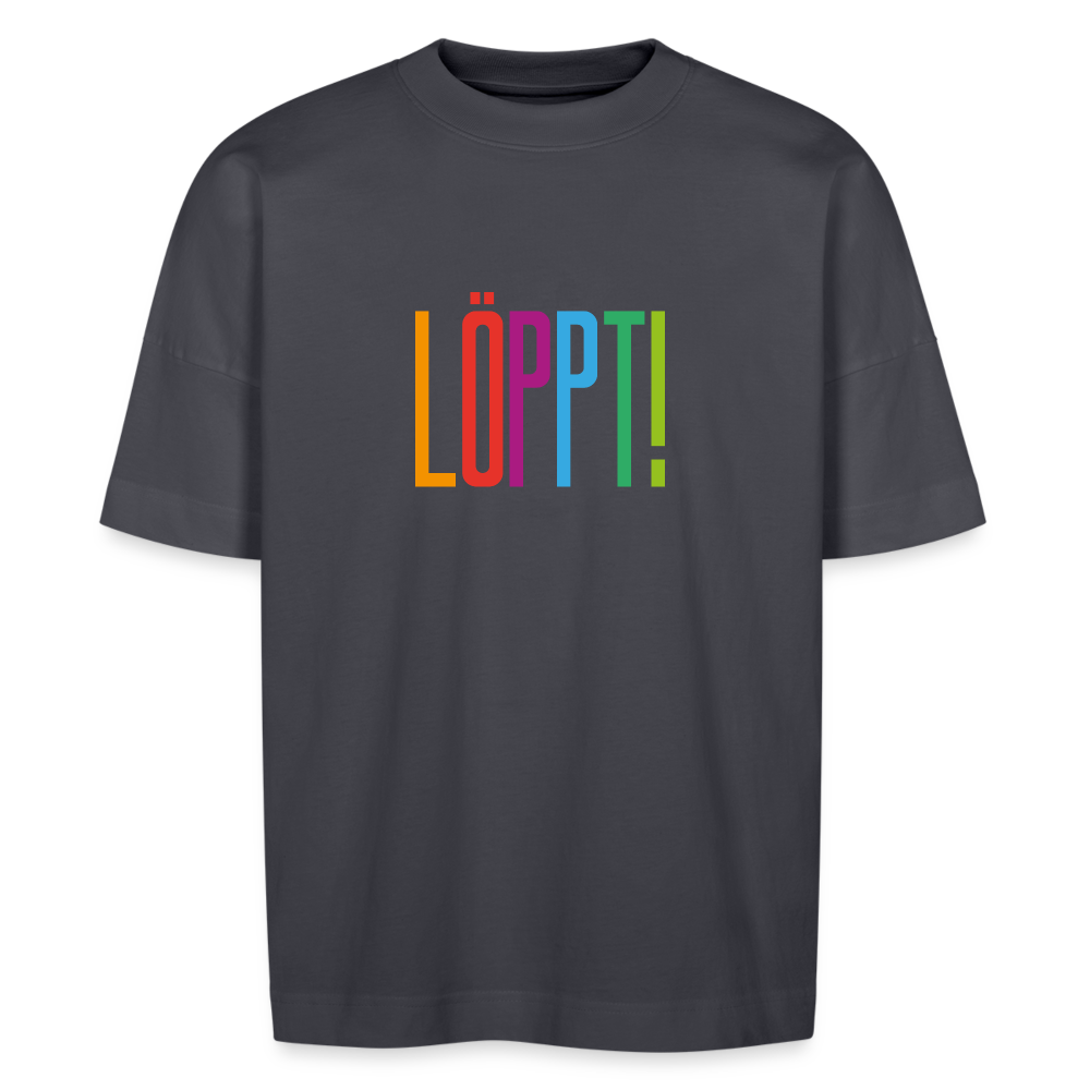 Unisex Oversize Bio-T-Shirt - Löppt! - Indigoblau